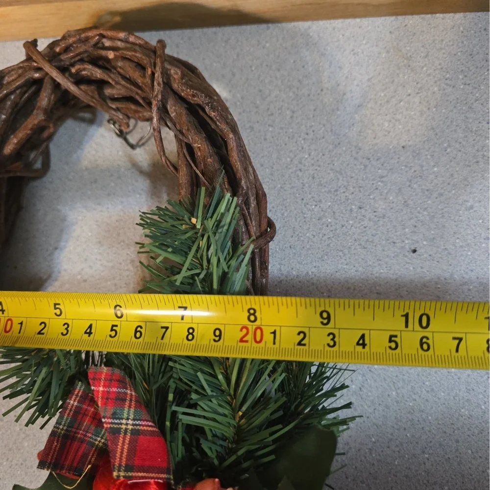 Christmas Wooden Candycane Wreath Forms Door Decor